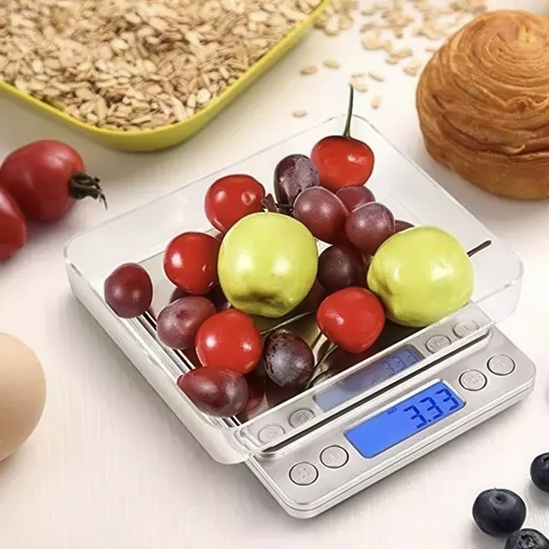 Köksvåg med LCD-display - 0.01-500g