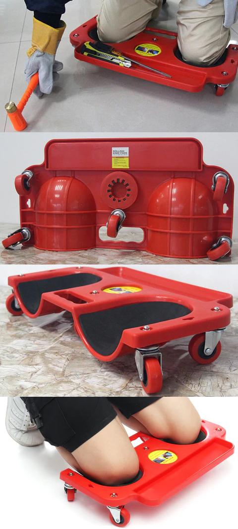 Knäbräda med Hjul / Knäskydd - Skydda knä när du arbetar