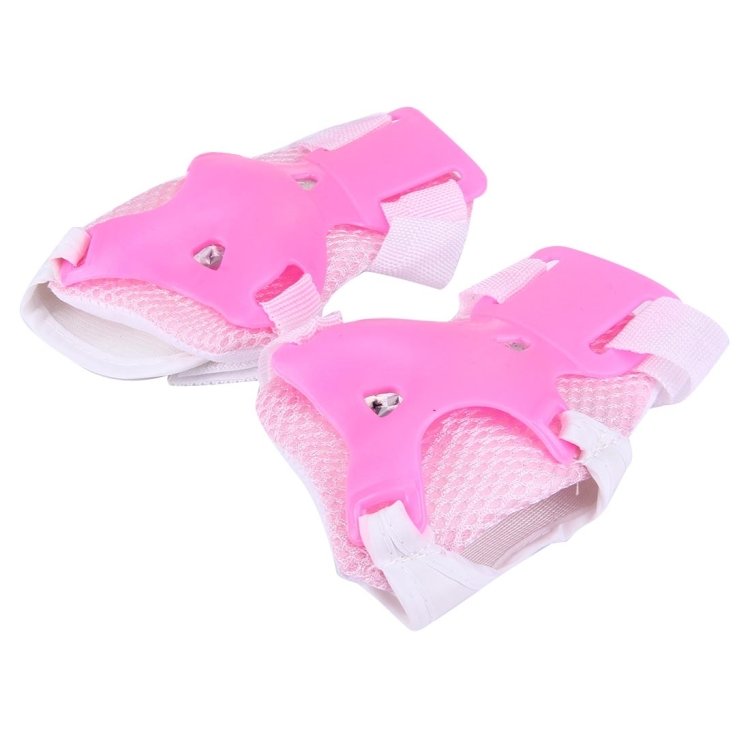 Knäskydd, armbågsskydd, handledsskydd - För barn - Rosa