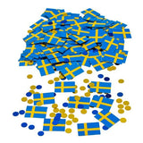 Konfetti Svenska Flaggan - Blå / Gula