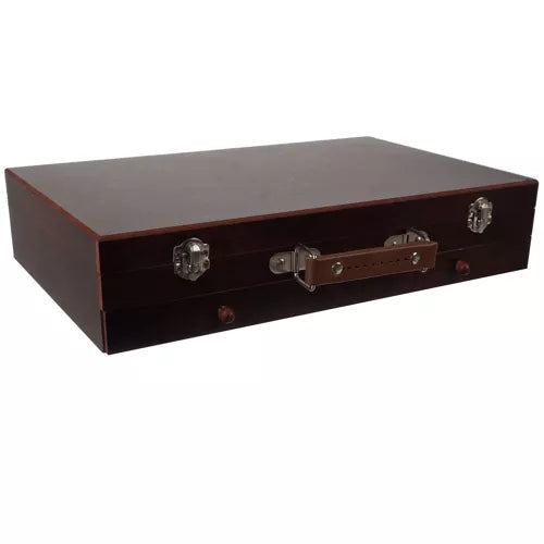 Konstnärsset med Väska - 129-delar - Olje-, vatten- & färgpennor