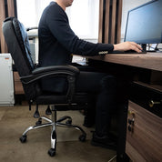 Kontorsstol / Gamingstol med Fotstöd - Stol till gaming