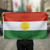 Kurdistan Flagga - 150 x 90 cm