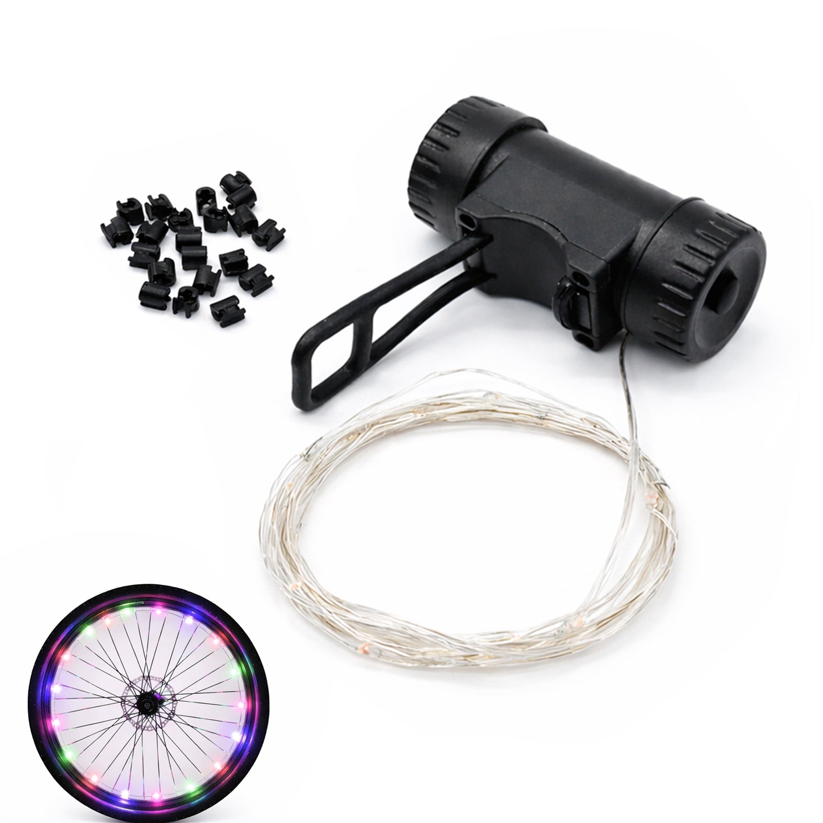 LED Ekerbelysning med 20 LED för Cykel – 2,2 m