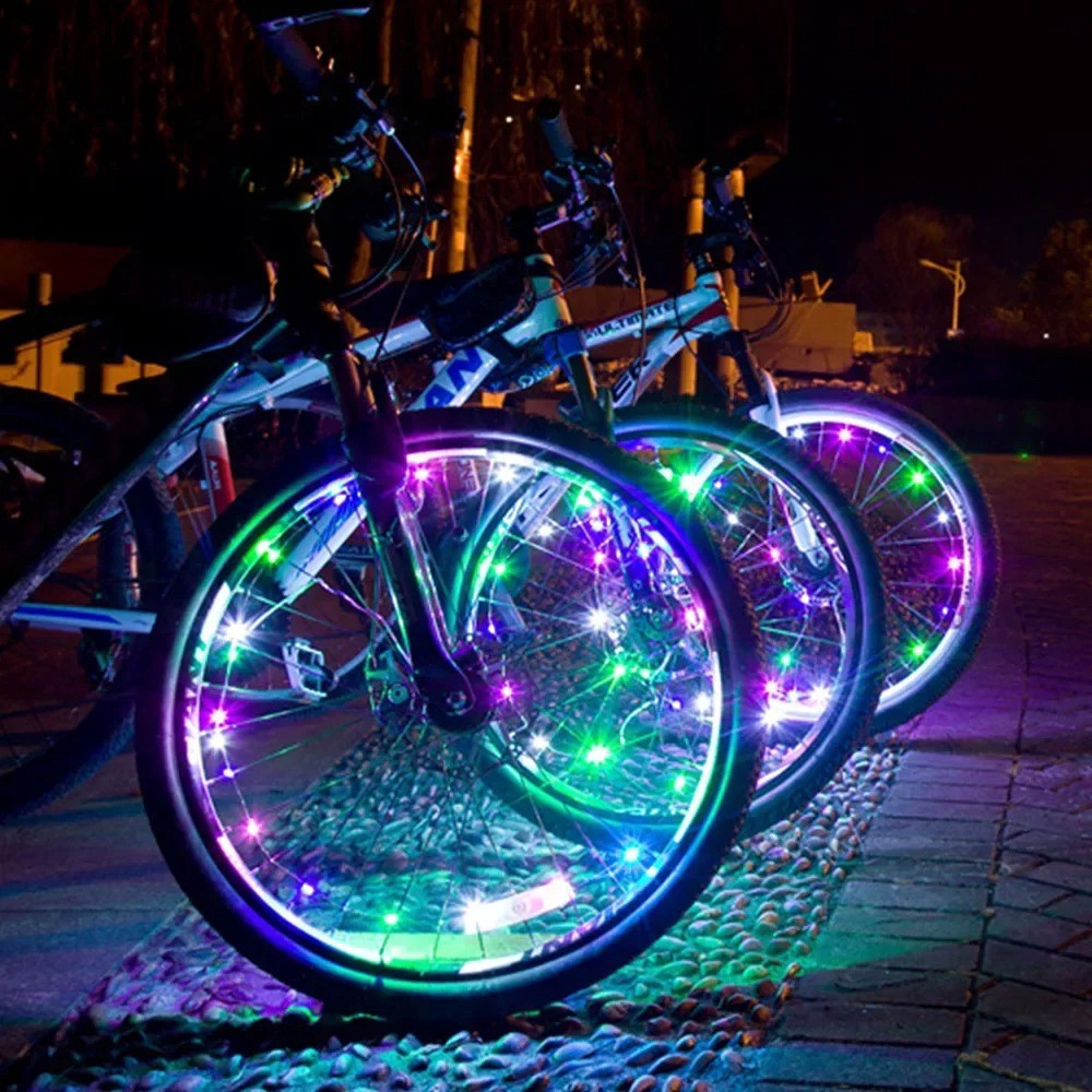 LED Ekerbelysning med 20 LED för Cykel – 2,2 m