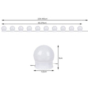 LED-Lampor till Sminkspegel - 10-Pack