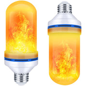 LED-lampa E27 sockel - Realistisk flameffekt