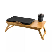 Laptopställ i Bambu - Justerbar Höjd & Vinkel