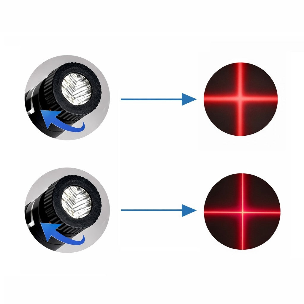 Laserguide med kors & magnet för symaskin – USB