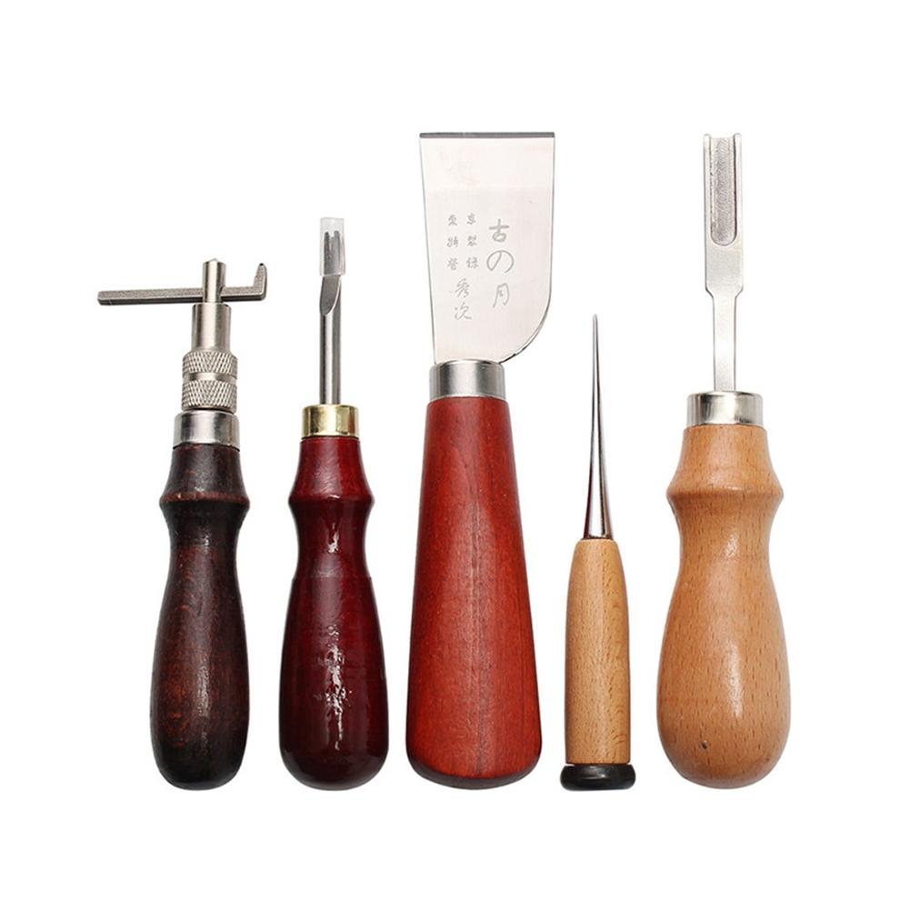 Läderverktyg Sats - 37 Delar