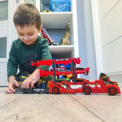 Leksaksbilar med Transporter - 7-delar