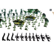 Leksakssoldater Set - Militärbas - 300-delar