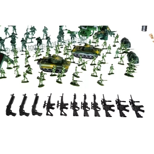 Leksakssoldater Set - Militärbas - 300-delar