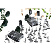 Leksakssoldater Set - Militärbas - 300-delar