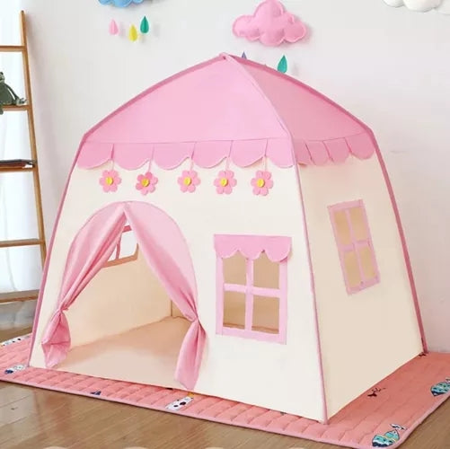 Lektält för Barn / Barntält med LED - 130cm