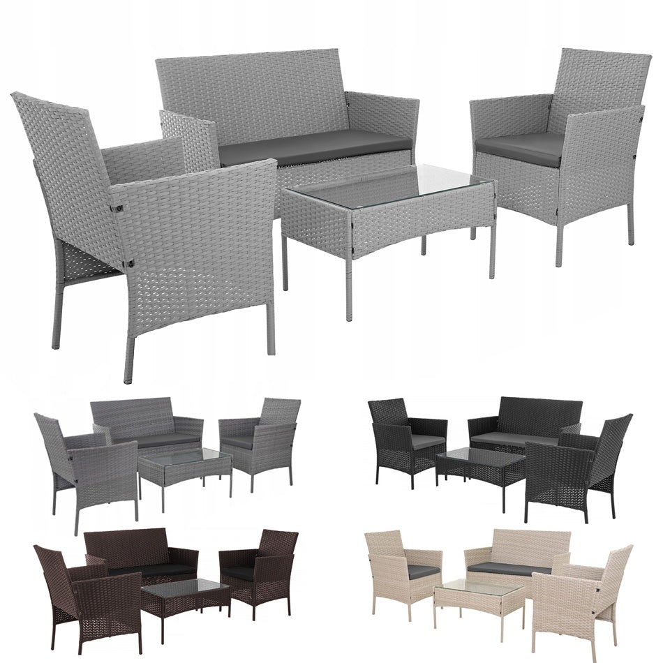Loungegrupp för uteplats och trädgård – Loungeset - Utemöbler