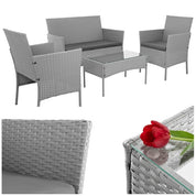 Loungegrupp för uteplats och trädgård – Loungeset - Utemöbler