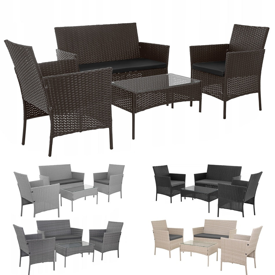 Loungegrupp för uteplats och trädgård – Loungeset - Utemöbler