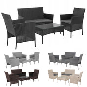 Loungegrupp för uteplats och trädgård – Loungeset - Utemöbler