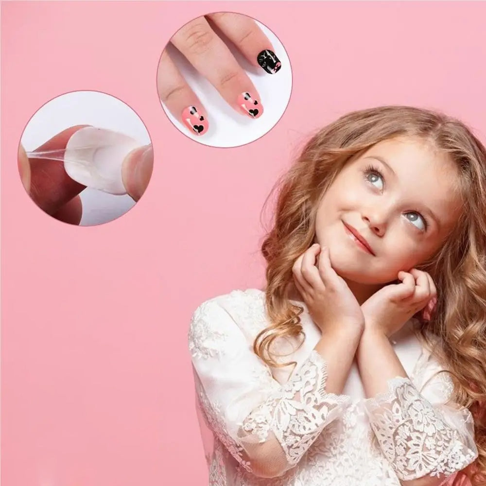 Lösnaglar för Barn i Akryl - 120-Pack