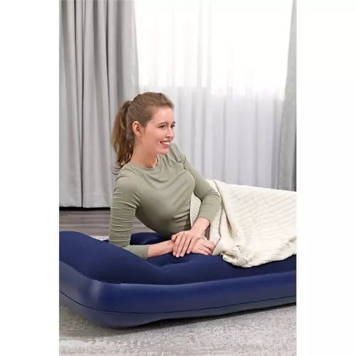 Luftmadrass med Fotpump / Uppblåsbar Madrass - 185x76cm