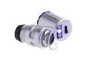 Lupp / UV Mikroskop - 60x Förstoring & LED-lampa