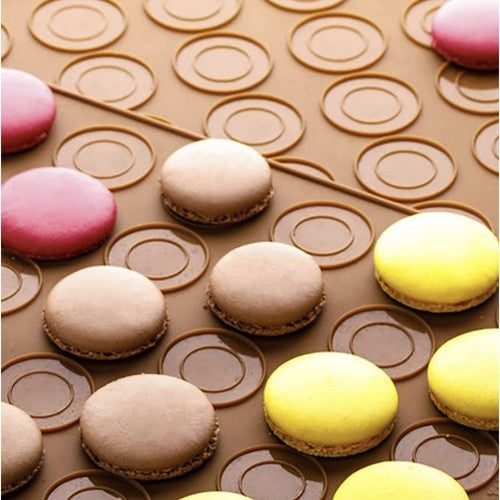 Macaron Kakform i Silikon - 48 Platser