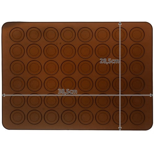 Macaron Kakform i Silikon - 48 Platser