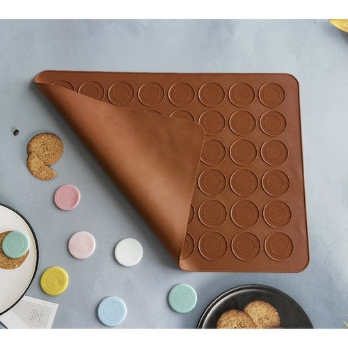 Macaron Kakform i Silikon - 48 Platser