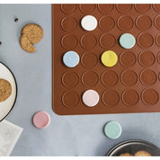 Macaron Kakform i Silikon - 48 Platser