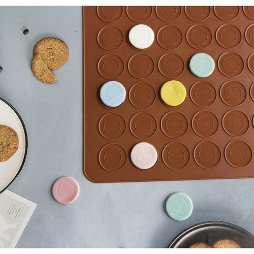 Macaron Kakform i Silikon - 48 Platser