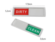 Magnet / Skylt för diskmaskin – Clean / Dirty