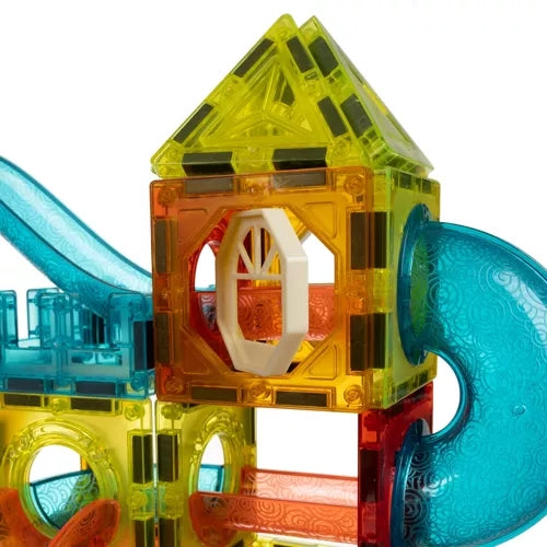 Magnetic Tiles - 75-delar Magnetiska Byggklossar - Bygg Magneter