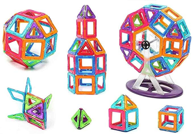 Magnetic Tiles - Magnetiska Byggklossar