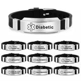 ID-Armband med medicinsk informationsplatta