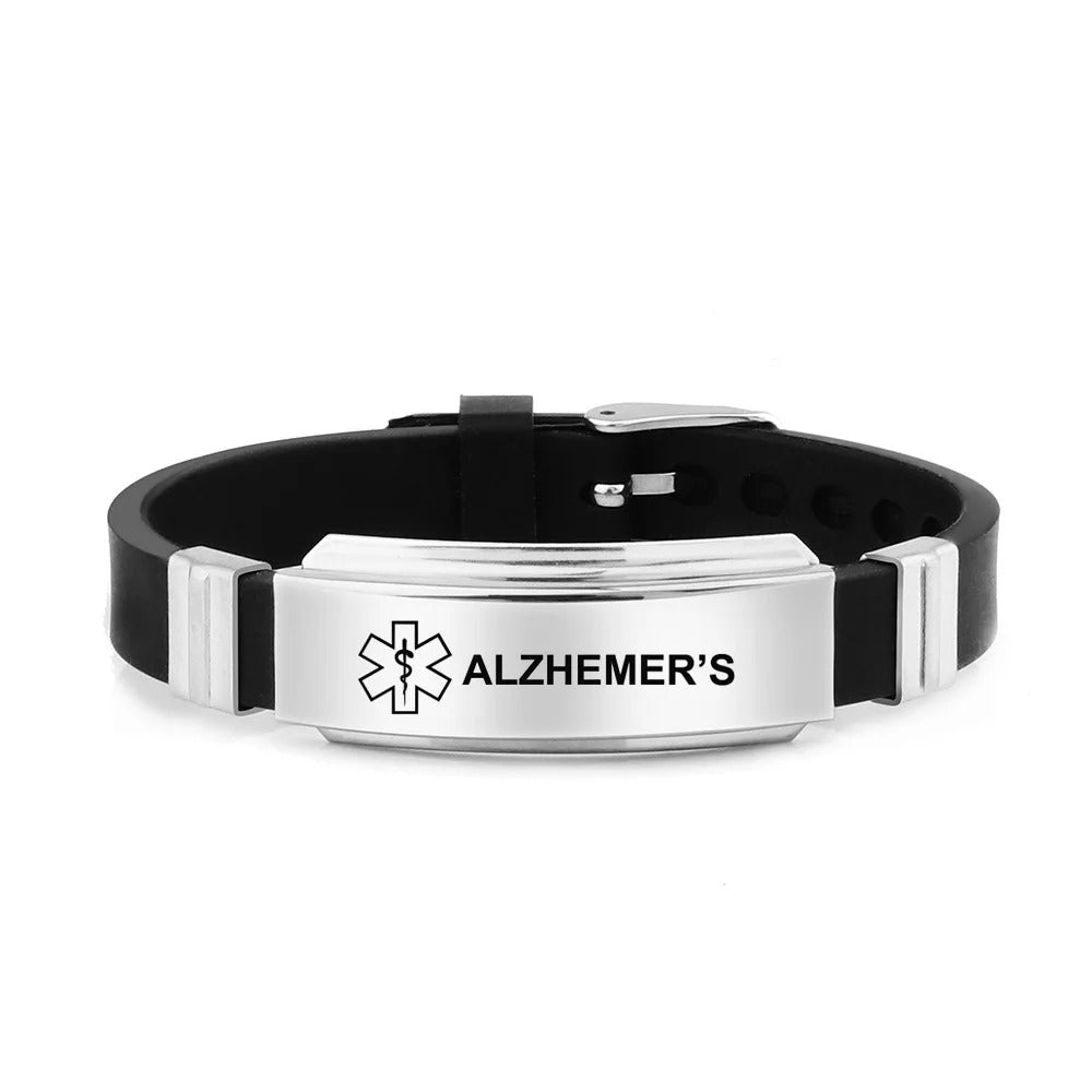 ID-Armband med medicinsk informationsplatta