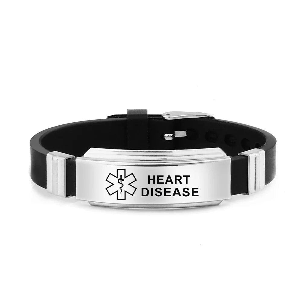 ID-Armband med medicinsk informationsplatta
