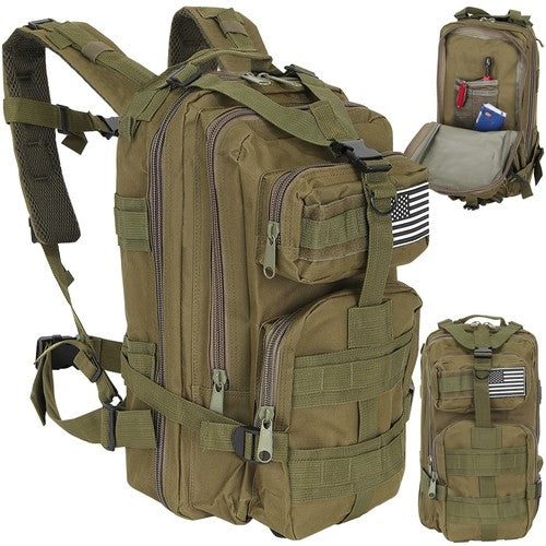 Militärväska / Ryggsäck i Nylon - 26 Liter