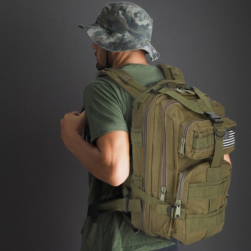 Militärväska / Ryggsäck i Nylon - 26 Liter