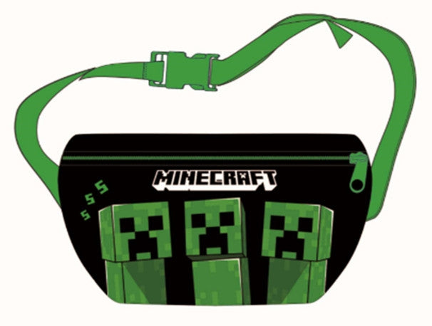 Minecraft Midjeväska – Fanny Pack med Creeper-design