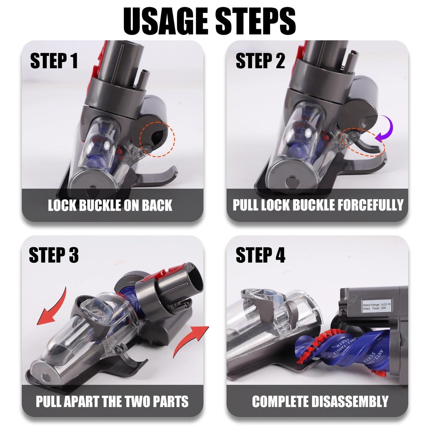 Mini Turbinmunstycke till Dyson -  V7-V15