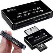 Minneskortläsare USB CF SD microSD XD MS MMC