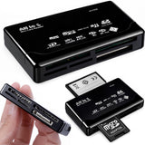 Minneskortläsare USB CF SD microSD XD MS MMC