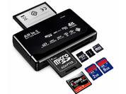 Minneskortläsare USB CF SD microSD XD MS MMC