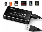 Minneskortläsare USB CF SD microSD XD MS MMC