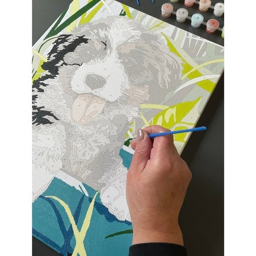 Måla Efter Nummer Kit - 40x30cm – Hund