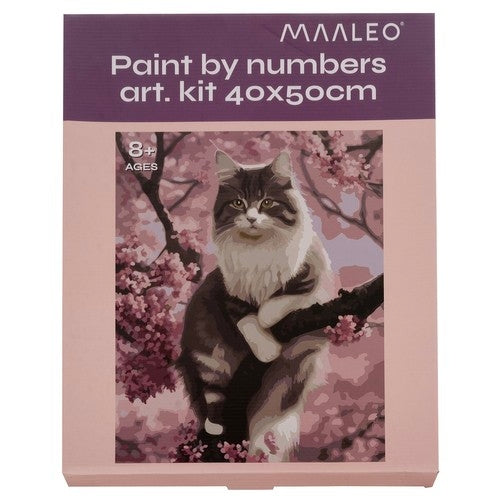 Måla Efter Nummer Kit - 40x50cm - Kattunge