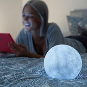 Månlampa med Färgskiftande LED-ljus - 15 cm