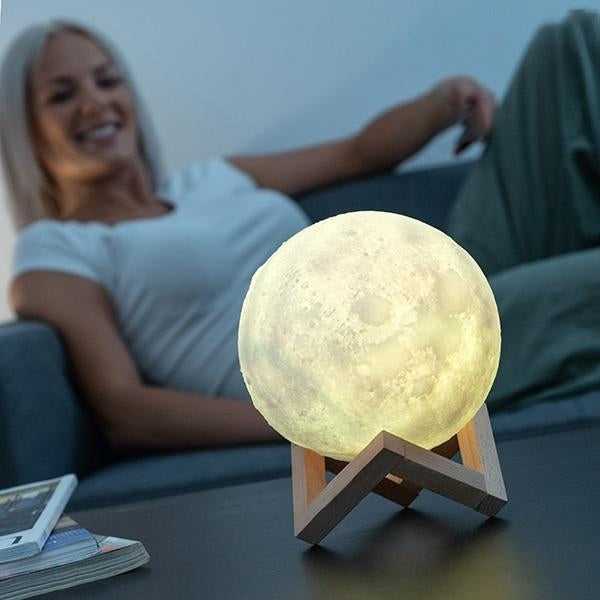 Månlampa med Justerbar Färg - 8cm