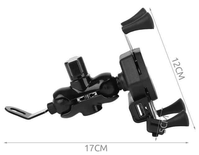 Mobilhållare för Motorcykel Styre